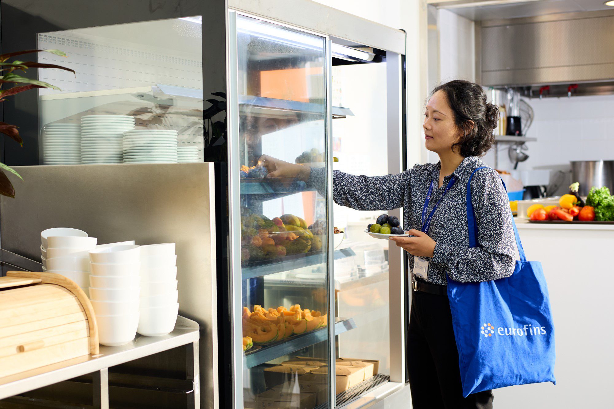 Blue tote bag - Eurofins Our World Needs You