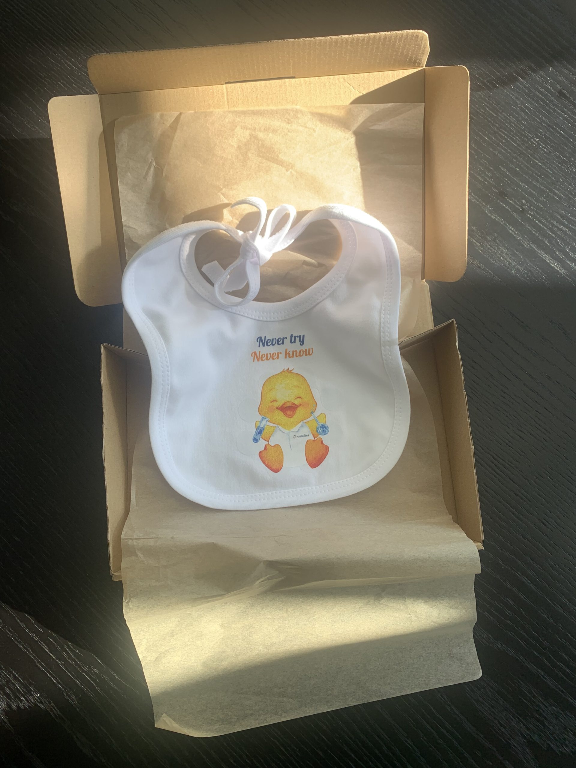 Eurofins baby bib