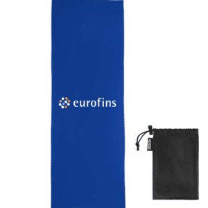 Sports towel with pouch