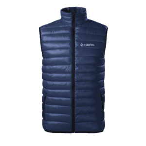 The One unisex sleeveless jacket - navy blue
