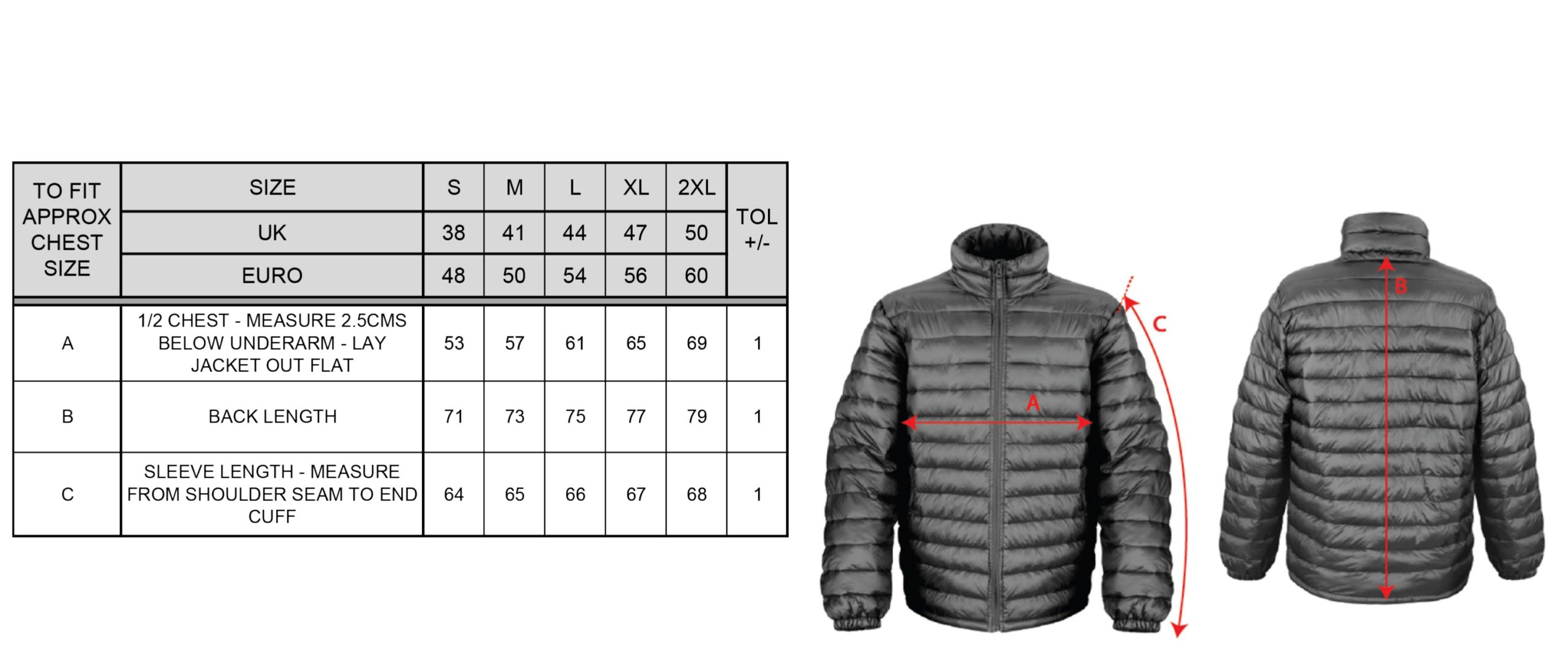 Unisex Padded Jacket