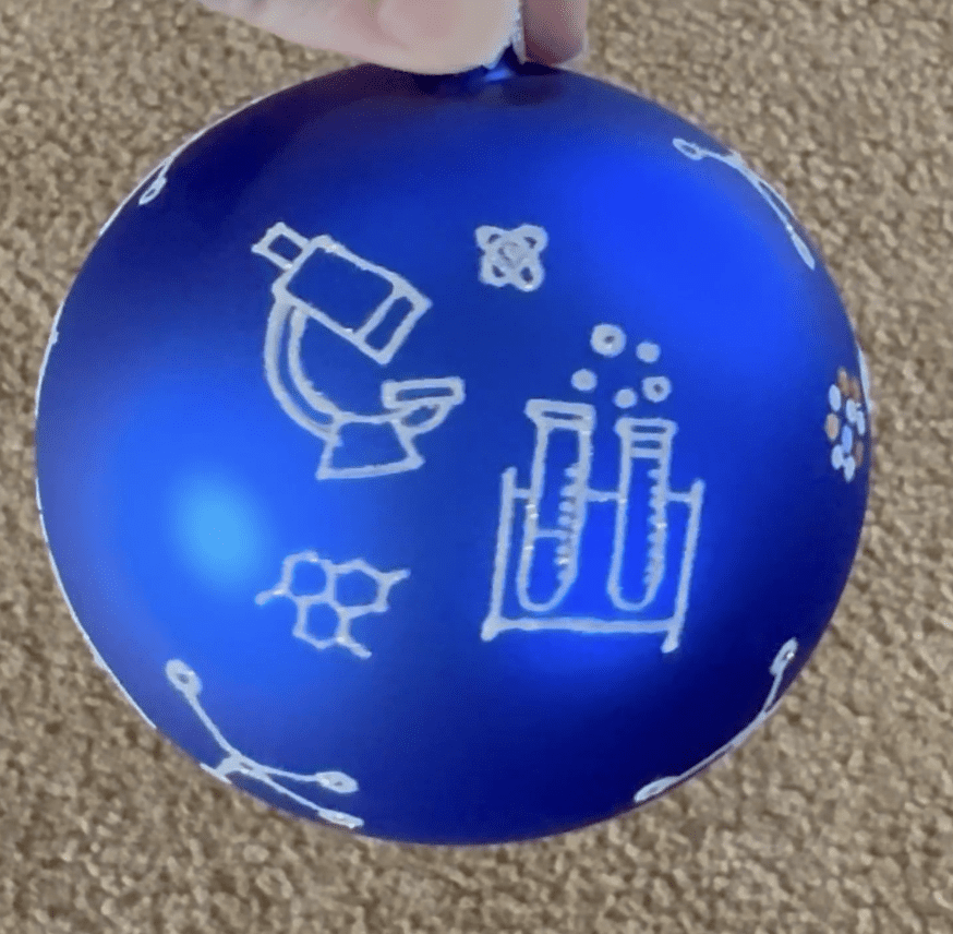 Hand-Painted Eurofins Ornament