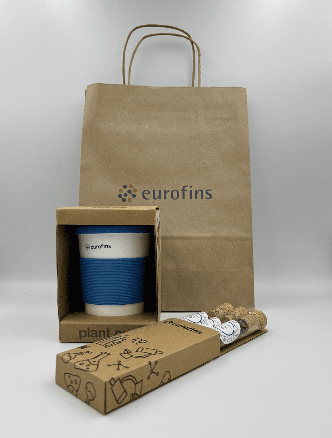 Eco Gift Bag with Travel Mug & Tea Selection