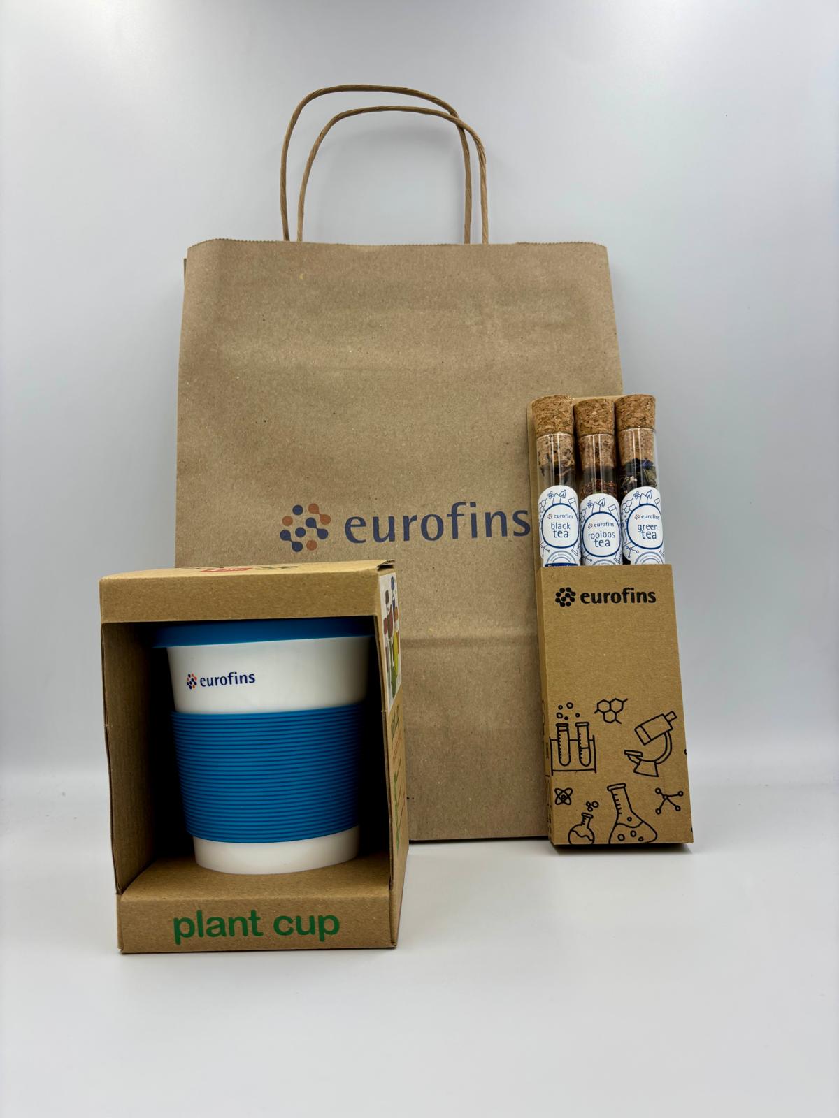 Eco Gift Bag with Travel Mug & Tea Selection