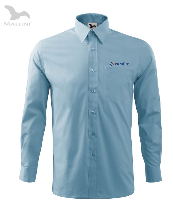 Men's 100% Cotton Shirt with Eurofins Full Colour Embroidery
