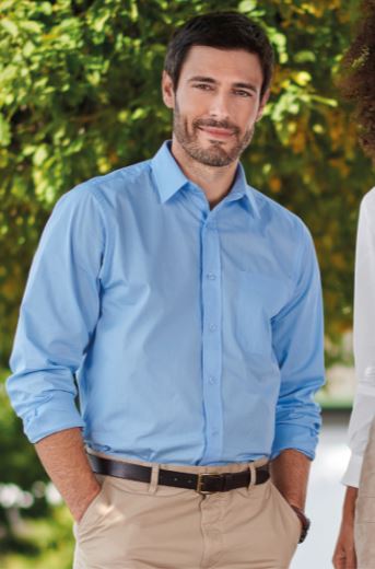 Men's 100% Cotton Shirt with Eurofins Full Colour Embroidery