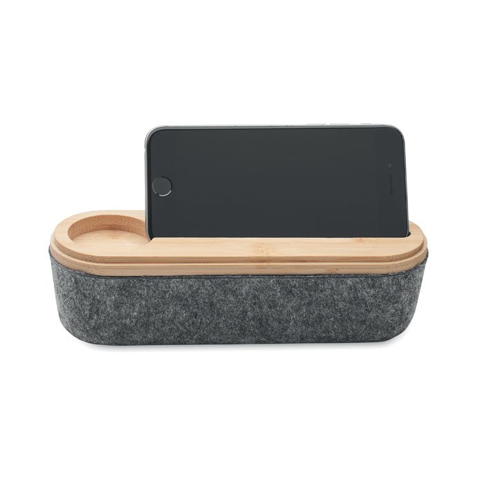 Eco-friendly pen holder with phone stand