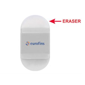 Eraser and sharpener 2-in-1